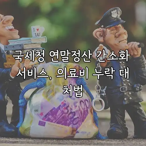 국세청 연말정산 간소화 서비스, 의료비 누락 대처법