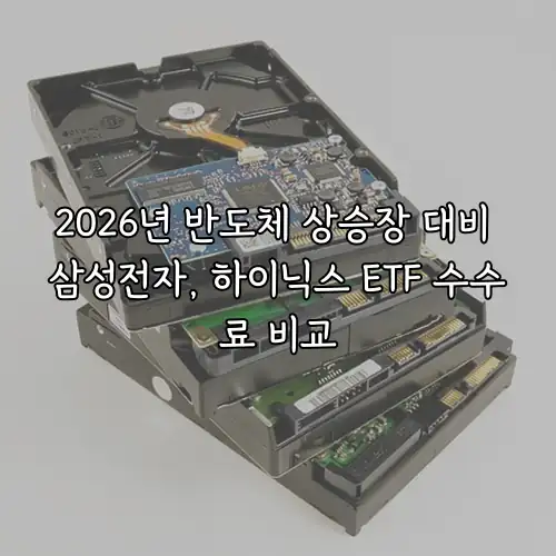 2026년 반도체 상승장 대비 삼성전자, 하이닉스 ETF 수수료 비교