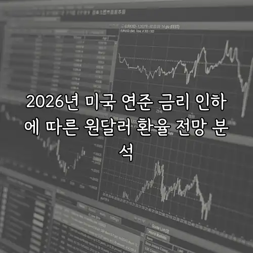 2026년 미국 연준 금리 인하에 따른 원달러 환율 전망 분석